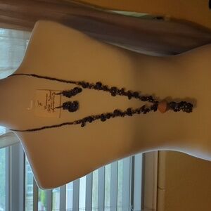 Necklace and earrings set